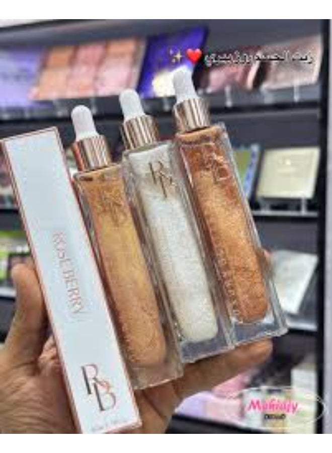 Rose Berry Luxury Glitter Highlighter Oil No ( 1 ) - Image 2