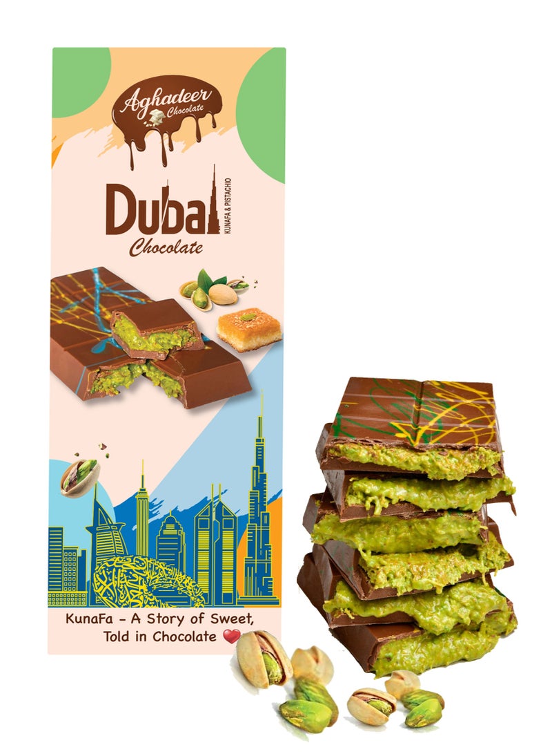 Dubai Chocolate Kunafa & Pistachio 100g