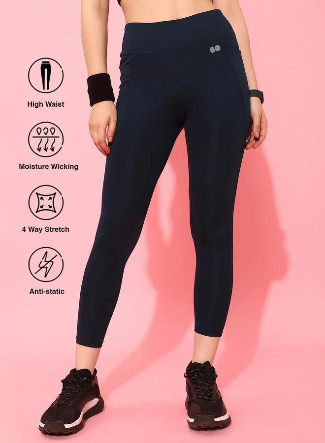 كلوفيا بنطال رياضي ضيق بتمدد رباعي الاتجاه مع جيوب