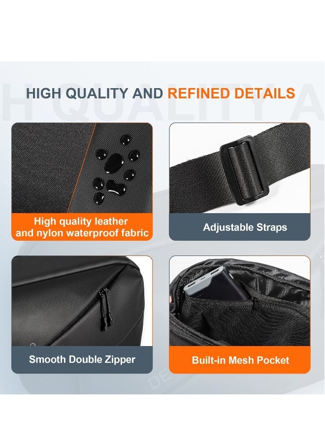 Generic - Carrying Case for Steam Deck Console & Accessories, Storage Bag for ASUS ROG Ally, Protective Shoulder Bag Pouch with Pockets Fit Console, AC Adapter,Original Dock, Lightweight Bag for Travel - Image 1