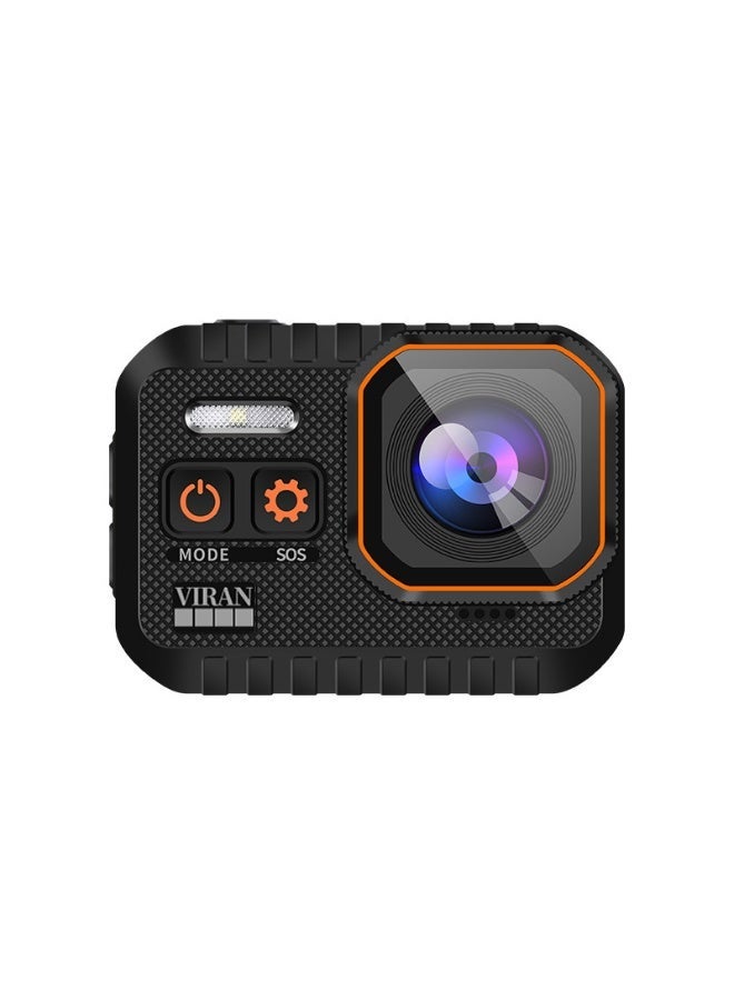 4K Ultra HD Portable Action Camera, Naked Body Waterproof Without Case, 1080P 60FPS Sports Cam with 170° Wide Angle Lens for Outdoor Biking, Travel, Hiking, Swimming, Skiing and Adventure Activities