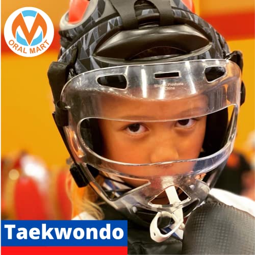 Oral Mart Black/Red Strapped Youth Mouth Guard for Kids - Sports Mouthguard with Connected Strap for Football, Ice Hockey, Lacrosse, Taekwondo - Image 4