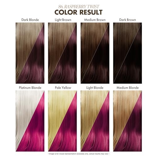 Adore Semi Permanent Hair Color - Vegan and Cruelty-Free Red Hair Dye - 4 Fl Oz - 086 Raspberry Twist (Pack of 1) - Image 3