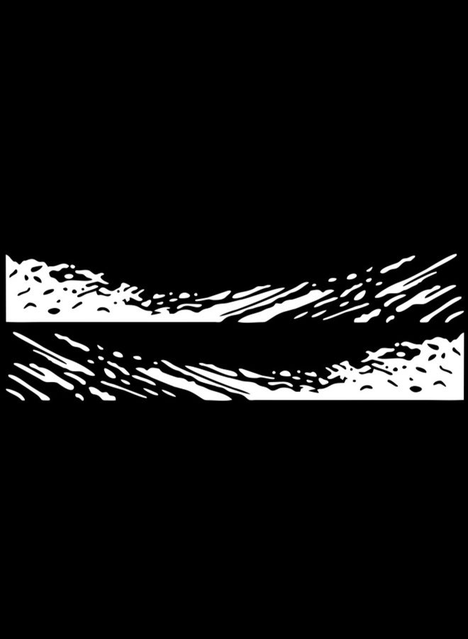 Truck Car Stickers,  Racing Stripes Car Stickers, Waves Graphics Vinyl Stickers for Car Body Door, Car Decal Stickers for Large Car Side Decals for Truck Pickup SUV Jeep - Image 1