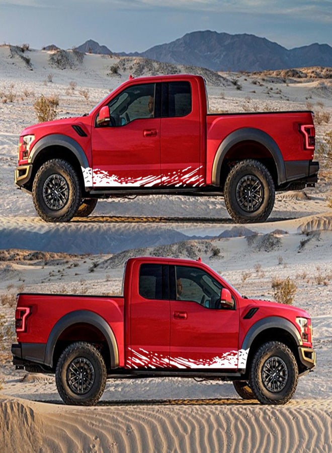 Truck Car Stickers,  Racing Stripes Car Stickers, Waves Graphics Vinyl Stickers for Car Body Door, Car Decal Stickers for Large Car Side Decals for Truck Pickup SUV Jeep - Image 3