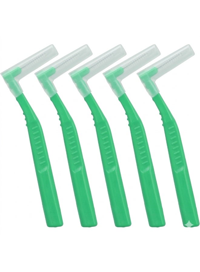 Interdental Brushes for Effectively Cleaning Plaque and Removing Accolades Suitable for Dental Care (Green) 0.5mm - Image 1