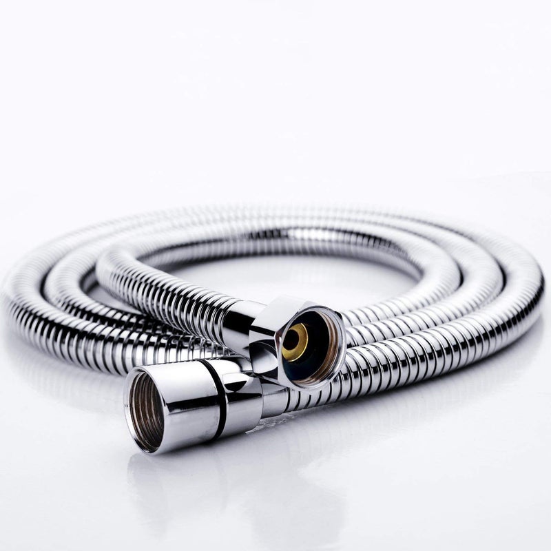 MLD WaterSaving Spray Gun Stainless Steel Flexible Handshower Hose Replacement Shower Tube 1 Meter - Image 1