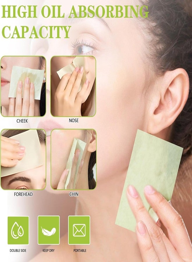 CLICKSY Makeup Blotting Paper Oil Blotting Sheets for Face Bloating Paper for Oily Face Skin Oil Remover Paper (100-Sheets) - Image 4