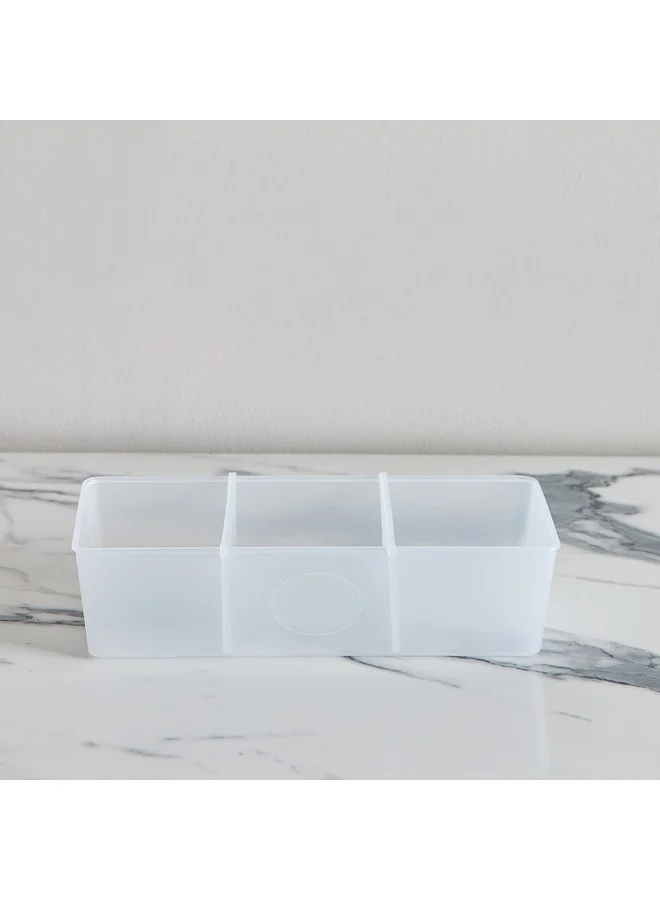 هوم بوكس منظم أدراج عناية بقسمين منزلقين