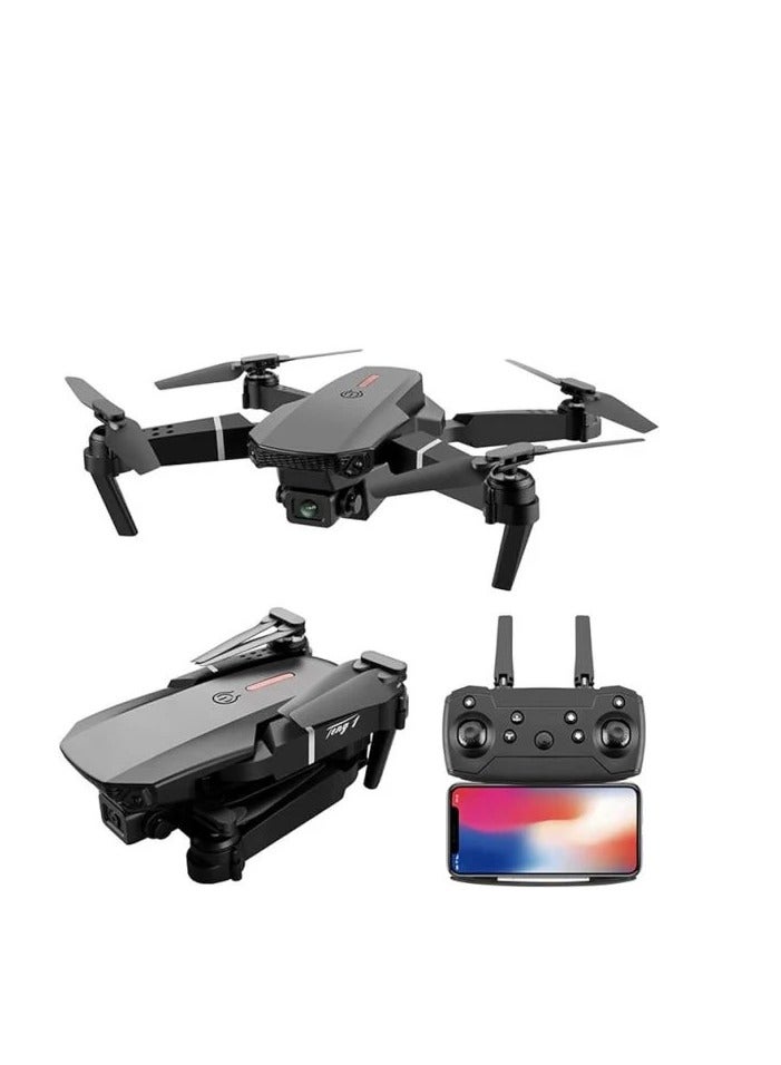 E88 Pro RC Drone 4K Camera Rotation HD Wide Angle FPV Live Video - Image 1