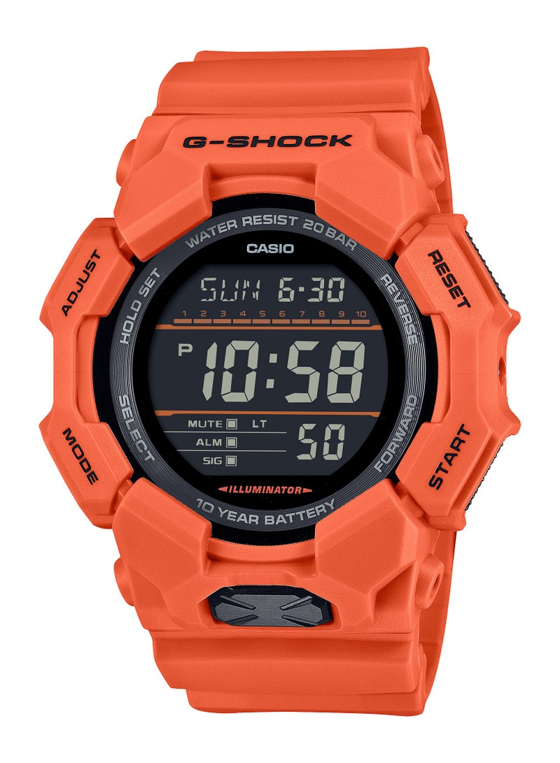 CASIO ساعة جي شوك الرقمية بحزام من الراتنج GD-010-4DR - Image 1