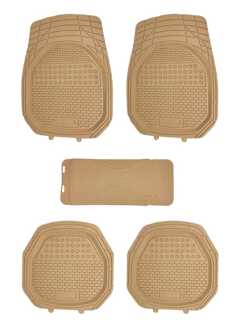 3 اكس ار 3xR حصيرة أرضية السيارة 5 قطع حجم قابل للتعديل - Image 1