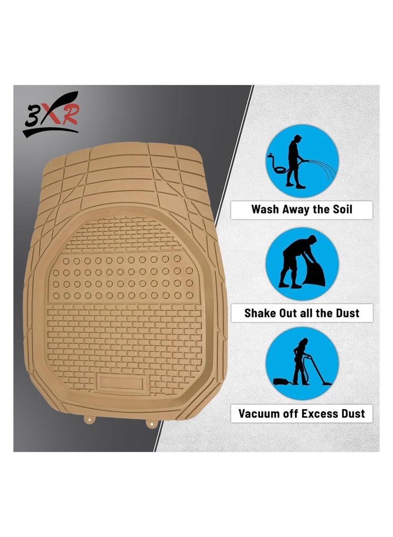 3 اكس ار 3xR حصيرة أرضية السيارة 5 قطع حجم قابل للتعديل - Image 5