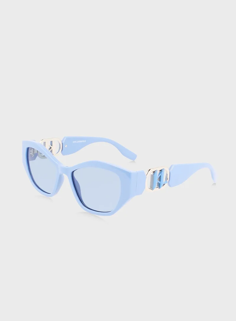 Karl Lagerfeld Modified Rectangle Sunglasses