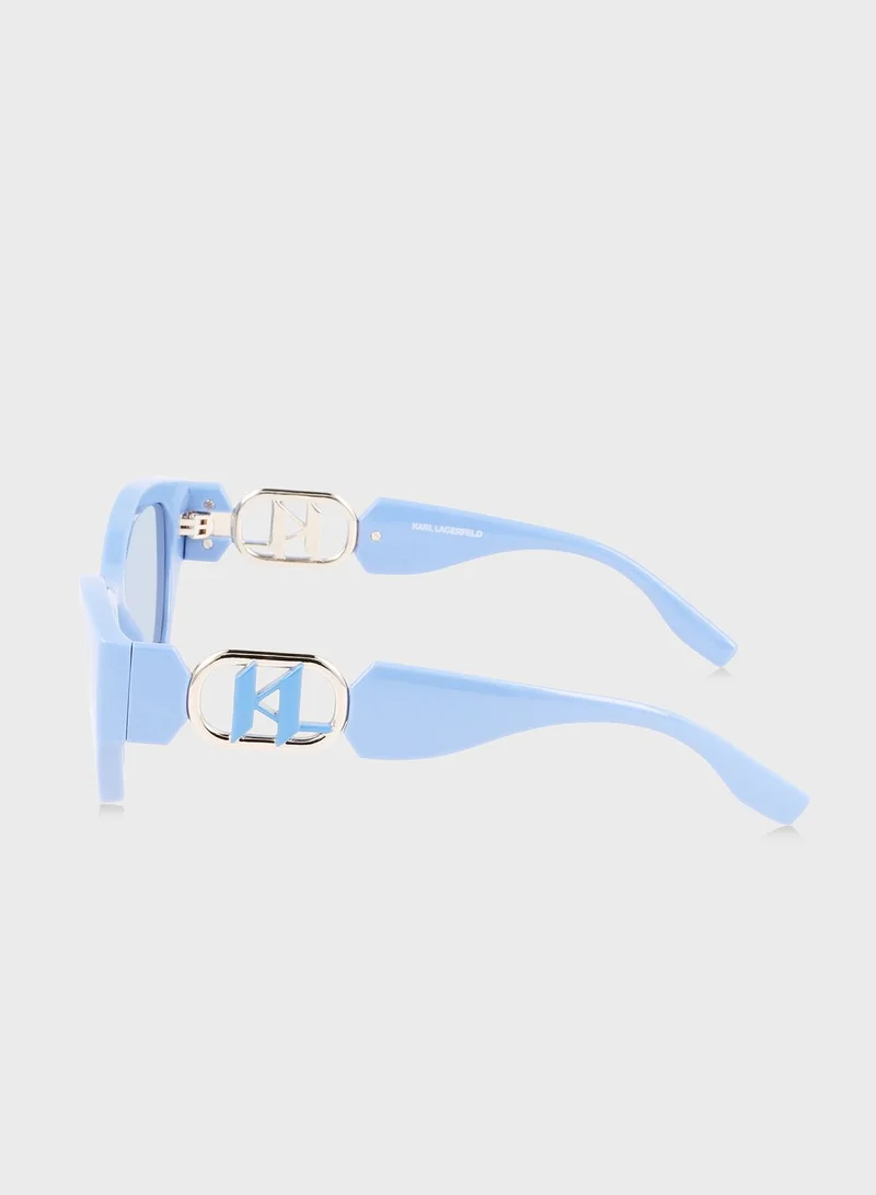 Karl Lagerfeld Modified Rectangle Sunglasses