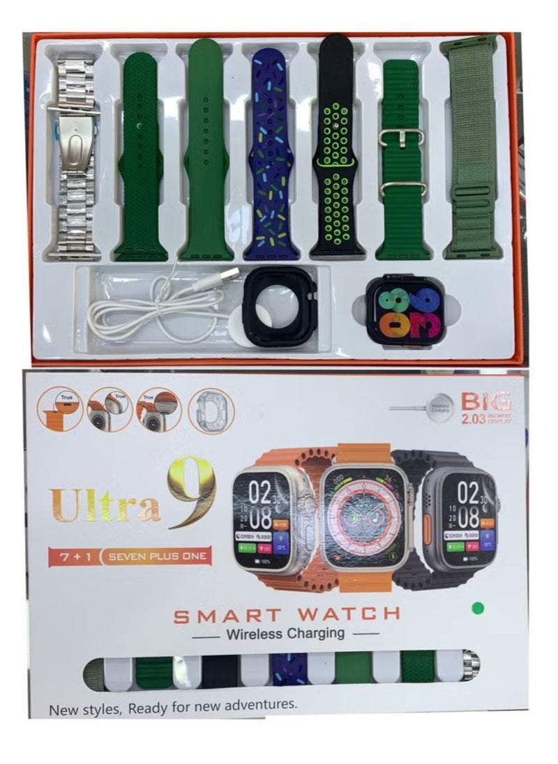 JOROBO - Ultra 9 Smart Watch Ultra with 7 Set Strap and Accessories - Image 1
