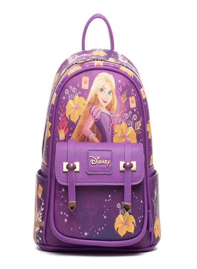 Wondapop Disney Tangled Rapunzel 11" Vegan Leather Fashion Mini Backpack - Image 1