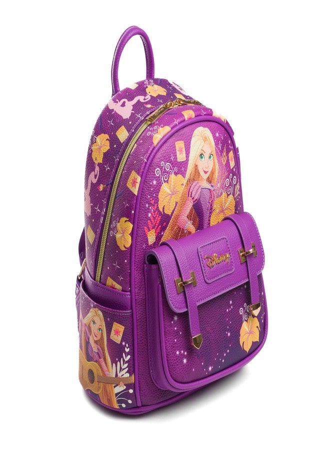 Wondapop Disney Tangled Rapunzel 11" Vegan Leather Fashion Mini Backpack - Image 2