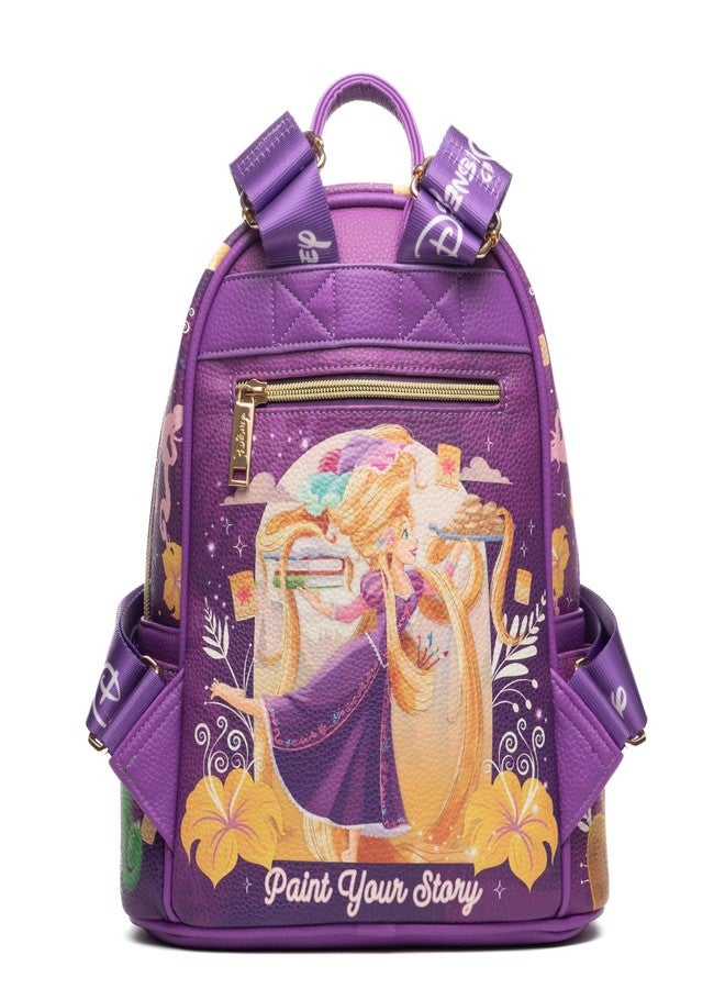 Wondapop Disney Tangled Rapunzel 11" Vegan Leather Fashion Mini Backpack - Image 4