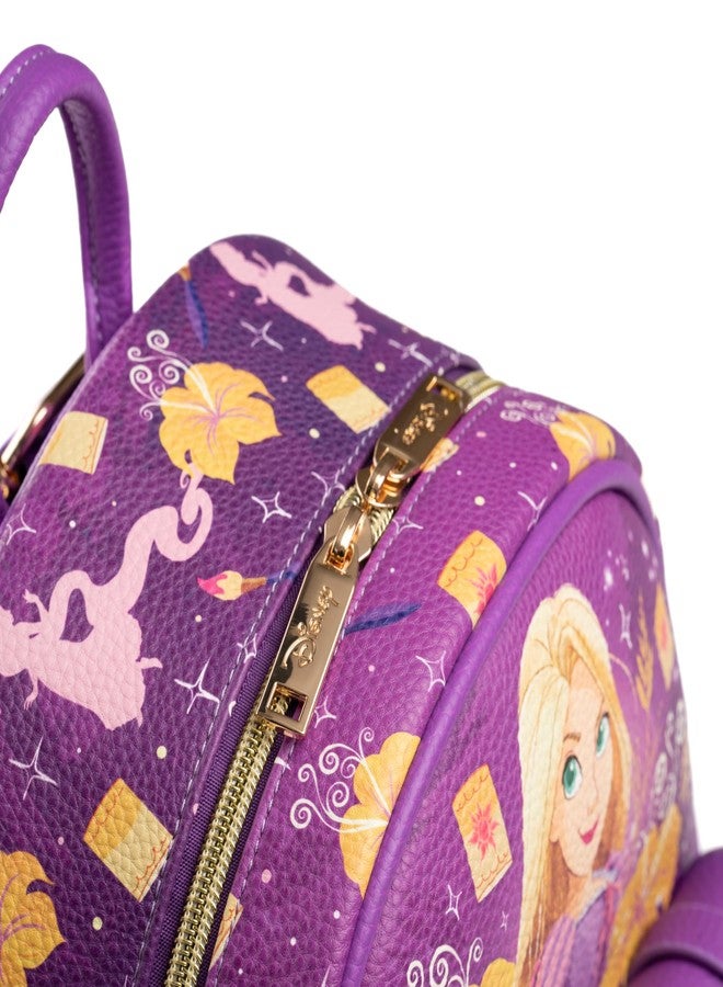 Wondapop Disney Tangled Rapunzel 11" Vegan Leather Fashion Mini Backpack - Image 5