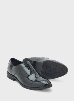 Robert Wood Brogue Design Patent Oxford Lace Ups  - Image 3