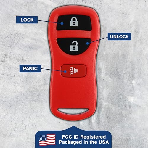 KeylessOption Key Fob for 2002 2003 2004 2005 2006 2007 2008 2009 2010 2011 2012 2013 2014 2015 2016 2017 Nissan Titan Rogue Infiniti Remote, 3-Button KBRASTU15, Programming Guide Included - Image 5