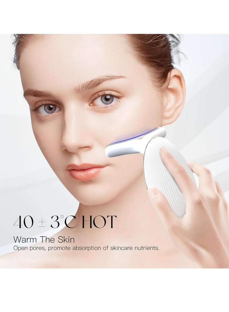 ELTRAZONE Premium 7-in-1 Red Light Therapy Face and Neck Massager LED Skin Rejuvenation & Wrinkle Removal Tool for Youthful, Radiant Skin – Anti-Aging Facial Massager for Smooth, Glowing Skin – Neck & Face Treatment for All Skin Types - Image 5