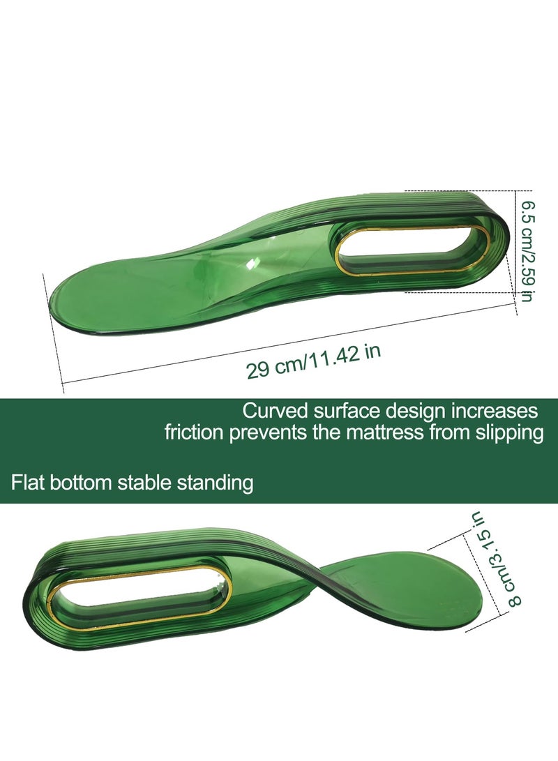 SYOSI Bed Maker and Mattress Lifter Tool 2 in 1 Sheet Tucker Easily Lift and Hold The for Changes, Effortlessly Tuck Fitted and Flat green  - Image 4