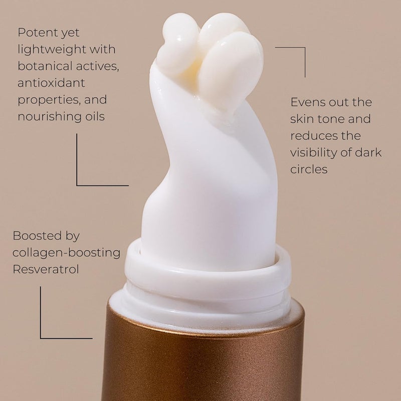 INIKA Organic Phytofuse Renew Eye Cream The Ultimate Antiaging Eye Cream Clinically Proven to Reduces Dark Circles Fine Lines and Hydrates and Plumps Skin All Natural Vegan Ingredients - Image 4