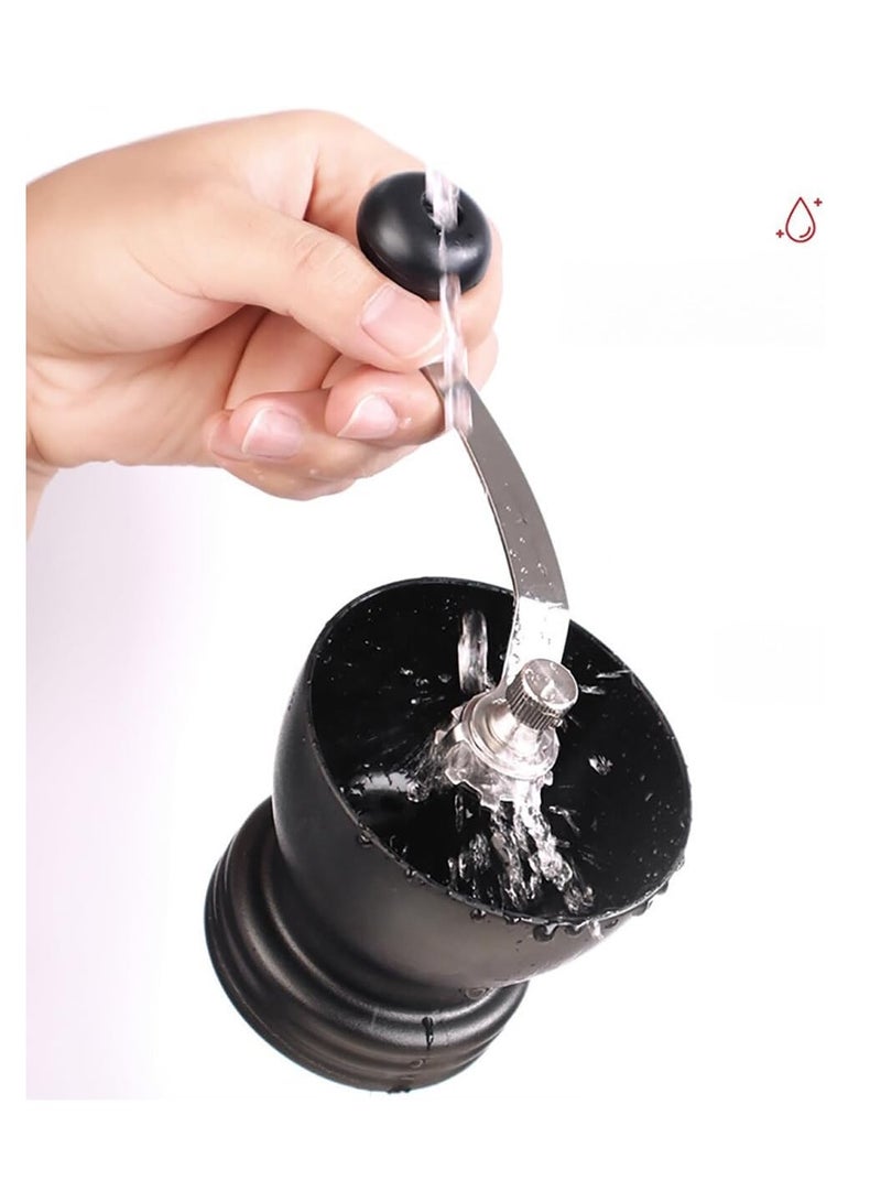 مطحنة قهوة يدوية محمولة - سوداء  - Image 5