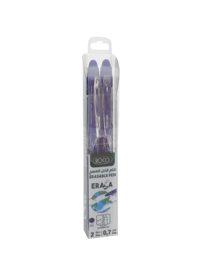 Roco Erasable Pen Blue pack of 2 - Image 1