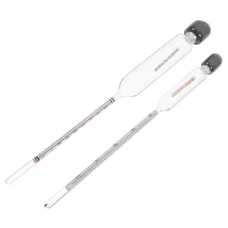 1set Lactometer for Testing Accurate Sugar Hydrometer for Syrup and Lactate Measurement Compact Design for Home Use and Beginners - Image 1