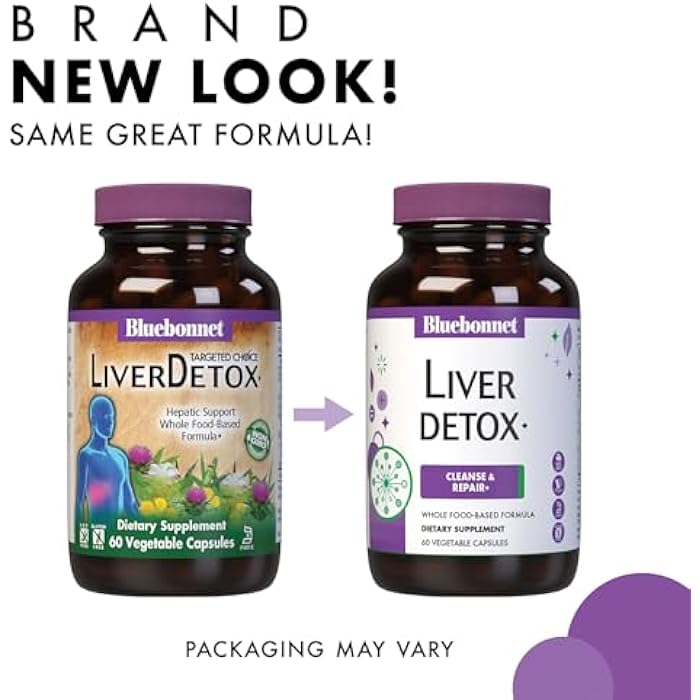 Bluebonnet Nutrition Liver Detox, Liver Health*, Antioxidant Protection*, Soy-Free, Gluten-Free, Kosher Certified, Non-GMO, Dairy-Free, 30 Vegetable Capsules, 30 Servings - Image 2