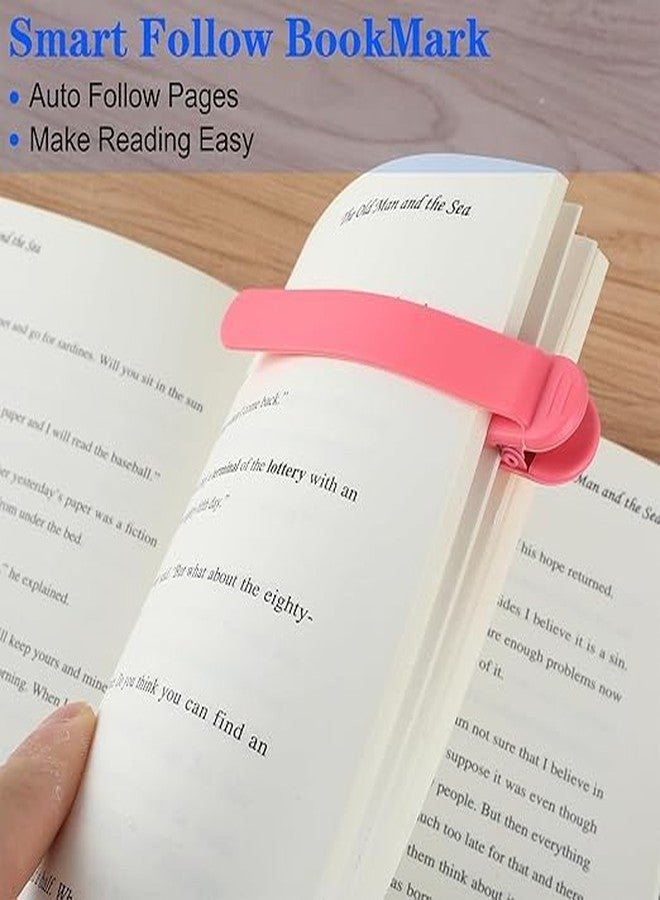 مجموعة كويرا من 3 فواصل كتب أوتوماتيكية، علامات سيليكون للقراءة للنساء والرجال والأطفال ومحبي الكتب، فواصل كتب مميزة ولطيفة للقراءة، ملحقات - Image 5