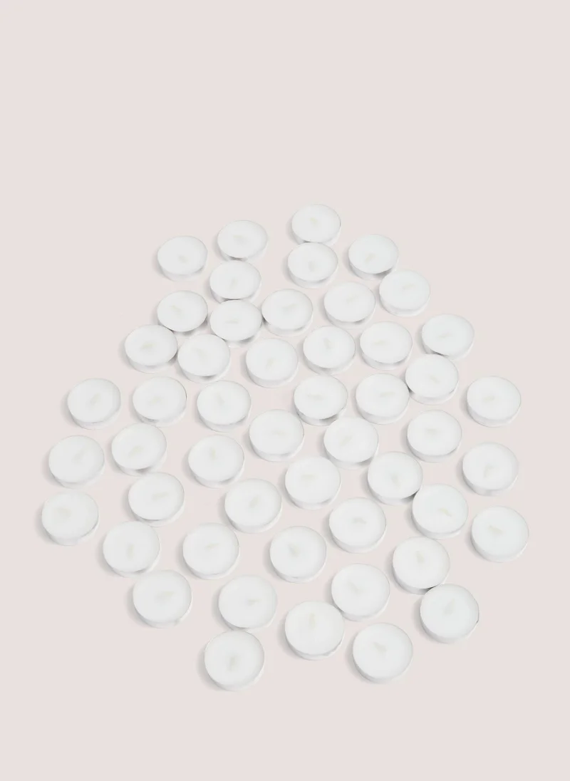 Matalan 50 Pack Tealights White