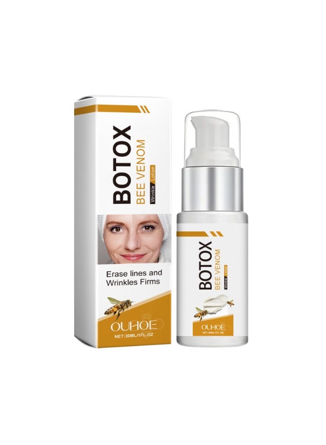 OUHOE Botox Style Bee Venom Face Cream 30ml Anti-Aging Wrinkle Lotion for Skin Tightening Hydration and Firming Reduces Fine Lines Improves Texture and Enhances Natural Radiance - Image 1