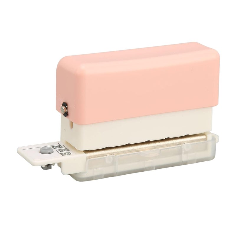 Pink 6 Hole Paper Punch 30 Sheet Capacity Heavy Duty Commercial Office School Studio - Image 1