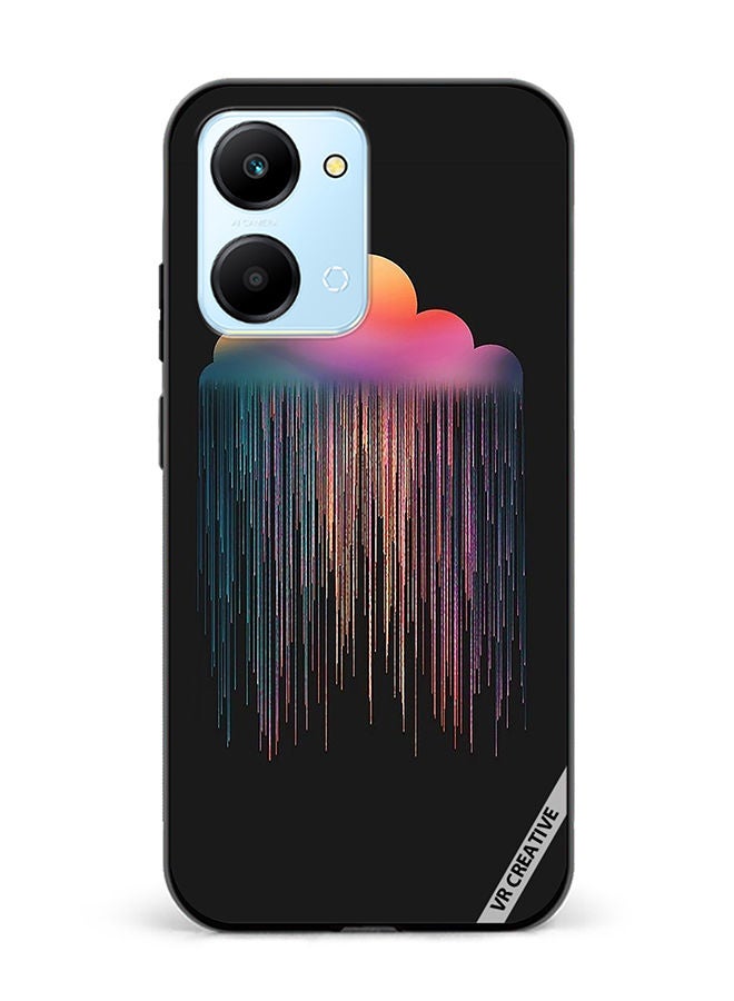 VR CREATIVE Protective Case Cover For Honor Play7T Animated Rain Design Multicolour - Image 1