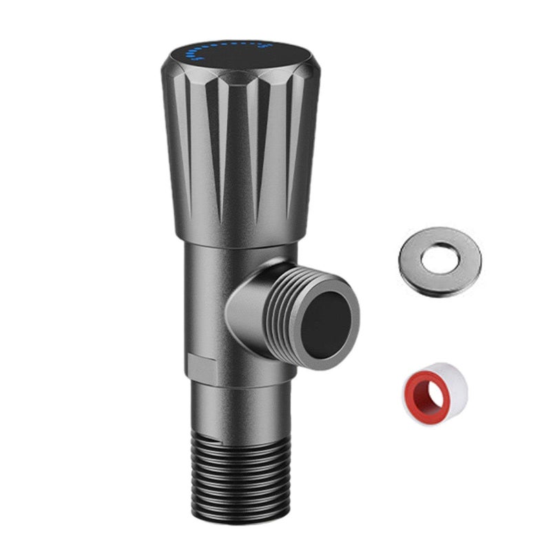 Heavy Duty Steel Angle Valves Leak Resistant For Shower Sink High Pressure Water Systems Color K - Image 2