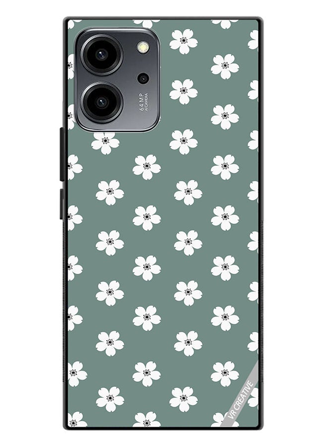VR CREATIVE Protective Case Cover For Honor 80 SE Flower Design Multicolour - Image 1