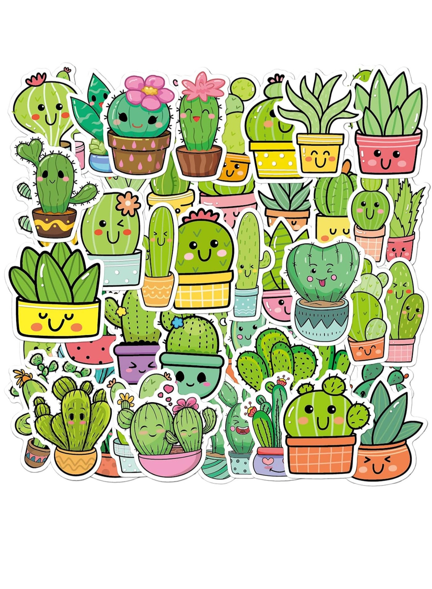 50 قطعة من ملصقات القهوة