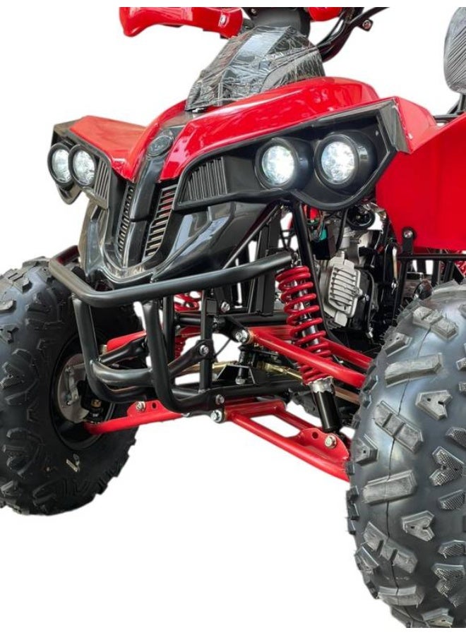 Four wheeled gasoline powered motorcycle with a 125cc engine and 19-inch tubeless tires - Image 2