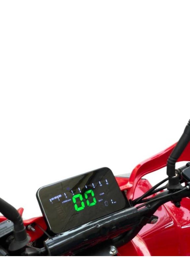 Four wheeled gasoline powered motorcycle with a 125cc engine and 19-inch tubeless tires - Image 3