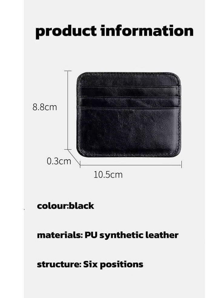 Ultra-Thin 0.3cm Card Holder | 5-Slot Featherlight Design | Premium Slim Wallet - Image 5
