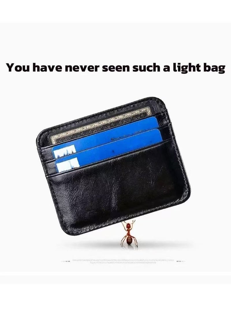 Ultra-Thin 0.3cm Card Holder | 5-Slot Featherlight Design | Premium Slim Wallet - Image 2