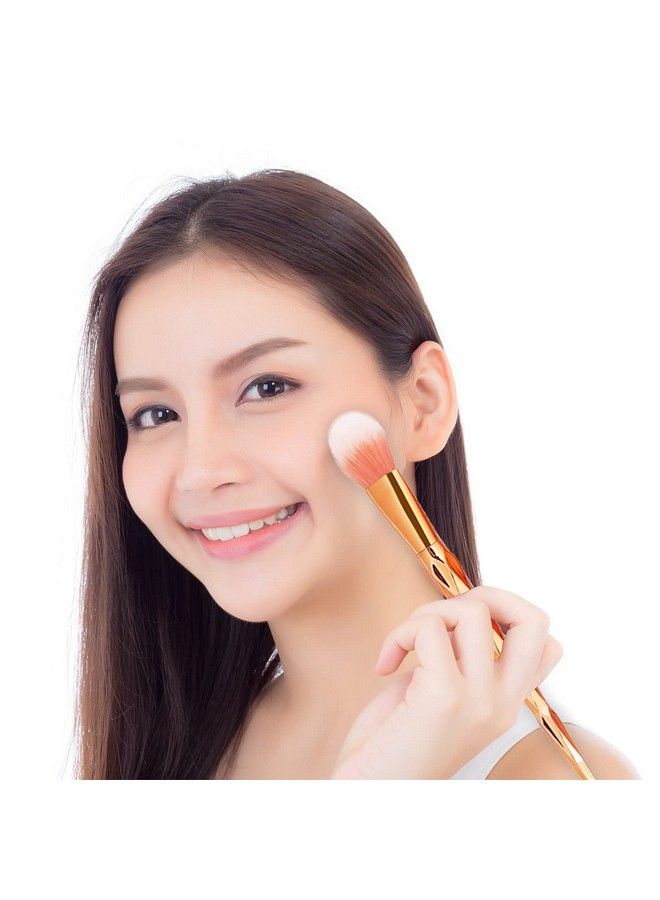 Tenmon Eye Brush Set 20 Pcs Unicorn Eyeshadow Eyeliner Blending Crease Kit Makeup Brushes Make Up Foundation Eyebrow Eyeliner Blush Cosmetic Concealer Brushes (Rose Gold) - Image 3