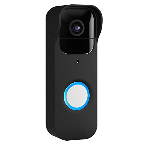 LEFXMOPHY Camera Cases Compatible with Blink Video Doorbell Cover Black Silicone Waterproof Protetive Skin - Image 1