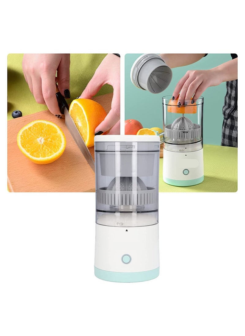Citrus Juicer Machines Fruit Electric Orange Juicer Squeezer USB Rechargeable Easy Press Lemon Lime Orange Grapefruit Juice Squeezer Easy to Clean fruit juicer