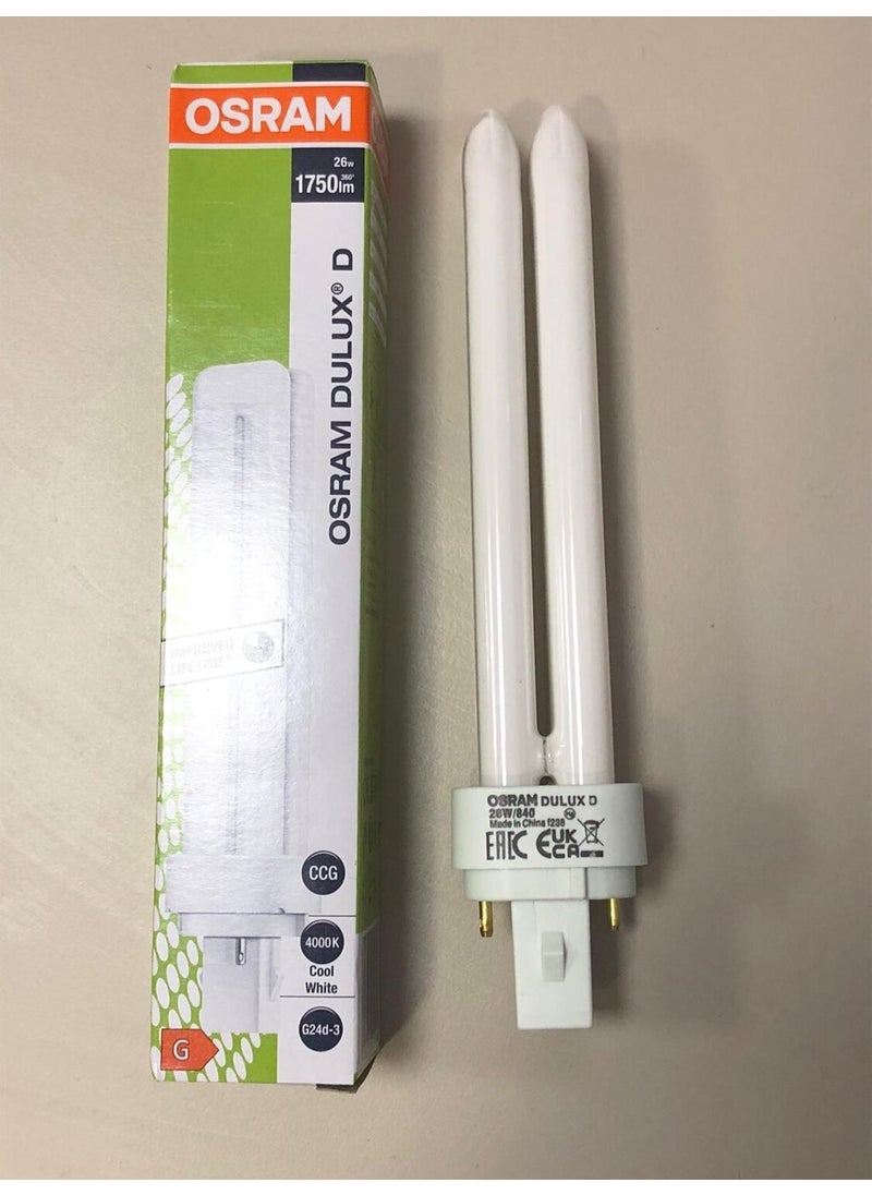 Osram 5 Pieces PLC Lamp 26W/840 2p 4000 Kelvin 1750 Lumen Daylight  - Image 1