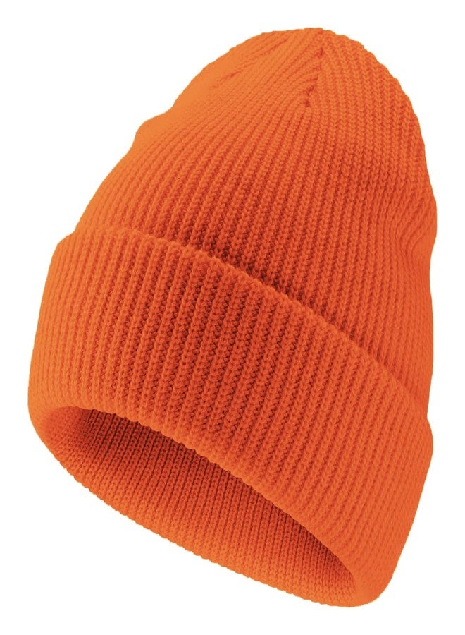 قبعة شتوية من نورث ويند للرجال والنساء، قبعة صوفية، قبعة غارام توبا بينيز الشتوية، قبعة رأس القرد (برتقالي) - Image 1